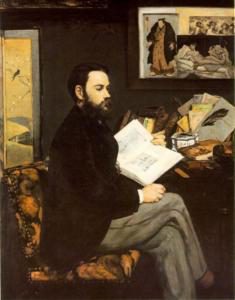 Ritratto di Zola da Manet