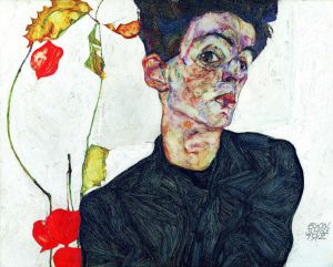 Schiele Autoritratto 1912