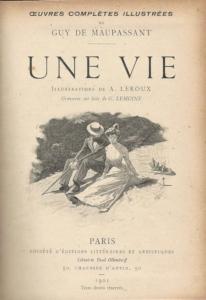Copertina del romanzo Une vie di Guy de Maupassant