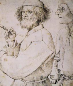 Autoritratto di Pieter Bruegel il Vecchio (1565)