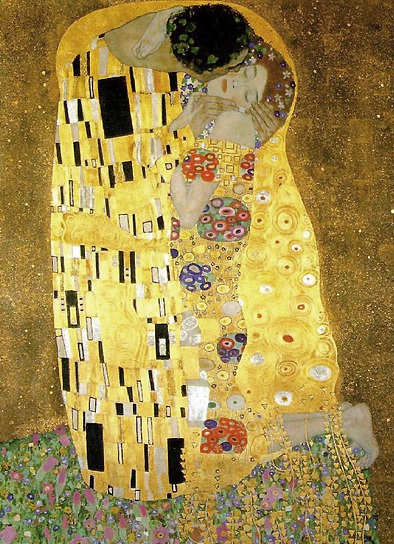 Klimt Bacio 1907/08