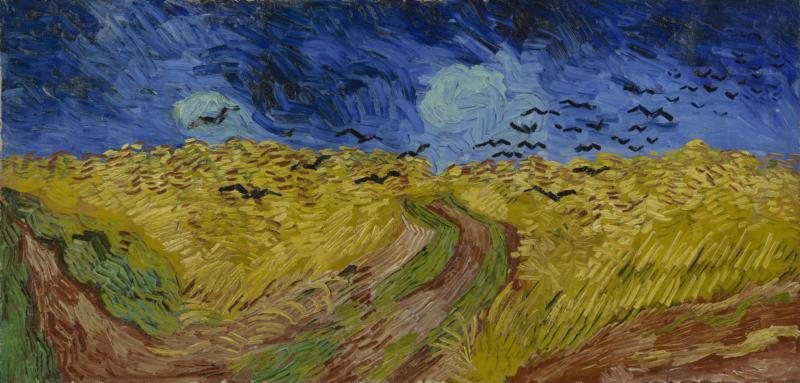 Van Gogh: Campo di grano con corvi, 1890, Van Gogh Museum, Amsterdam (Vincent van Gogh Foundation)