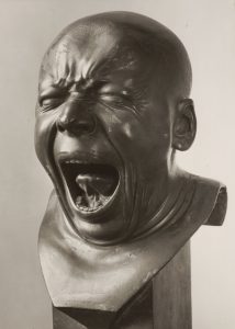 Franz Xaver Messerschmidt: Testa di carattere in piombo, 1771/83, Budapest: Szépművészeti Múzeum 