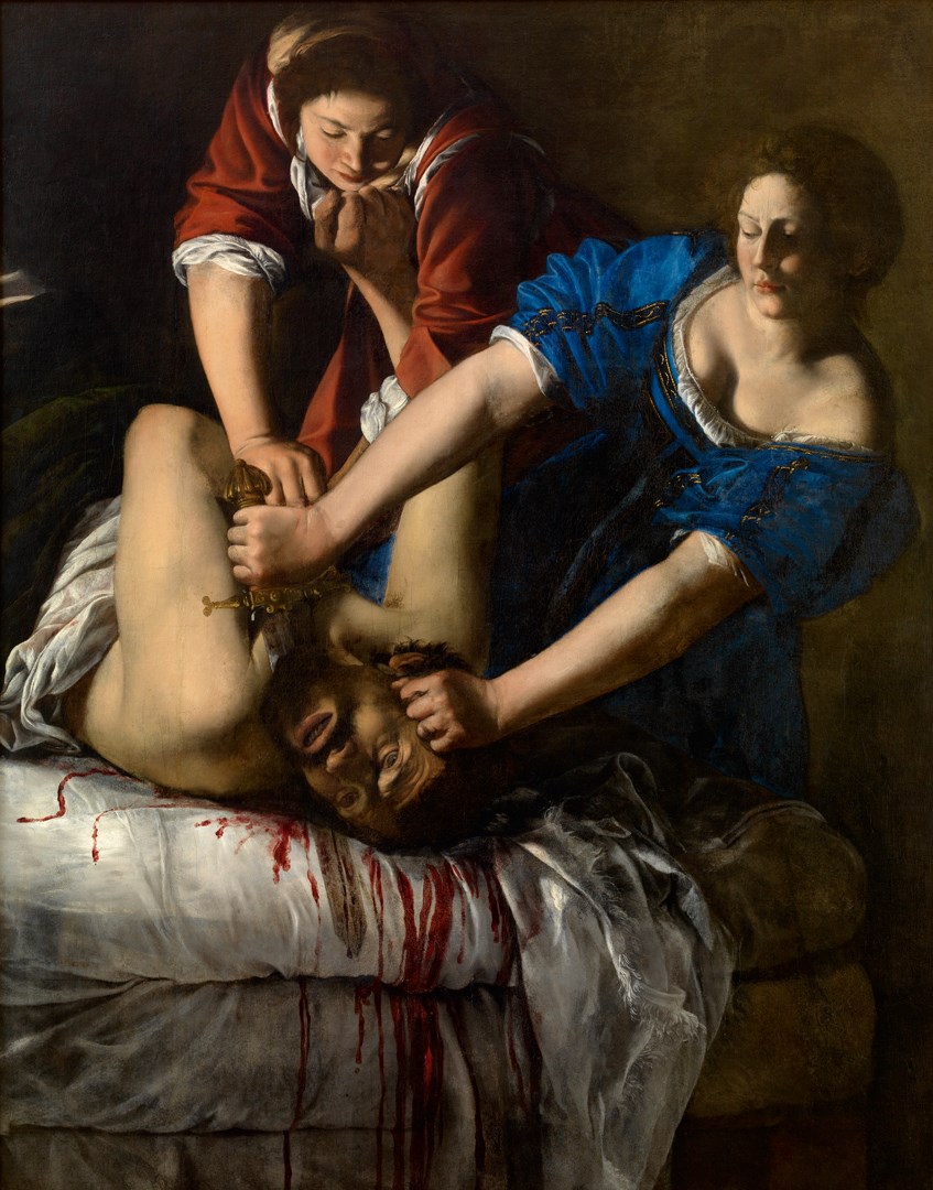 Artemisia Gentileschi: Giuditta che decapita Oloferne, 1612/13, Napoli: Capodimonte.