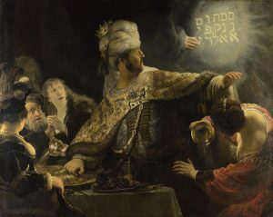 Rembrandt van Rijn: Il Festino di Baldassarre, 1636, London: National Gallery