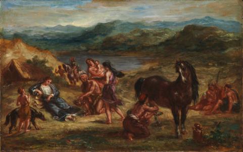 Eugène Delacroix: Ovidio tra gli Sciti