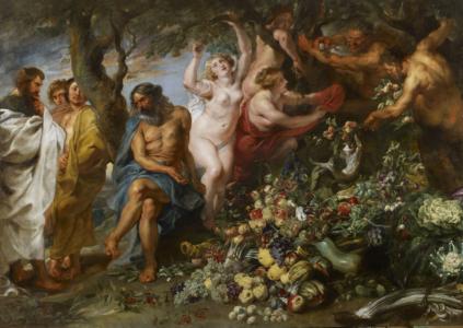Peter Paul Rubens: Pitagora mentre predica il vegetarianismo.