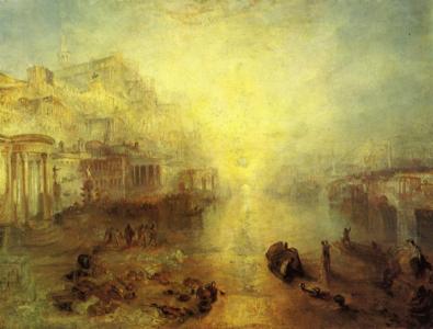 William Turner: Ancient Italy – Ovid Banished from Rome (1838)